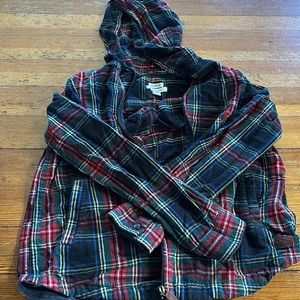 LLBean womens small flannel